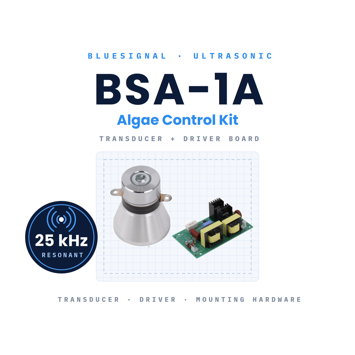 BSA-1A Algae Control Kit (25 kHz)
