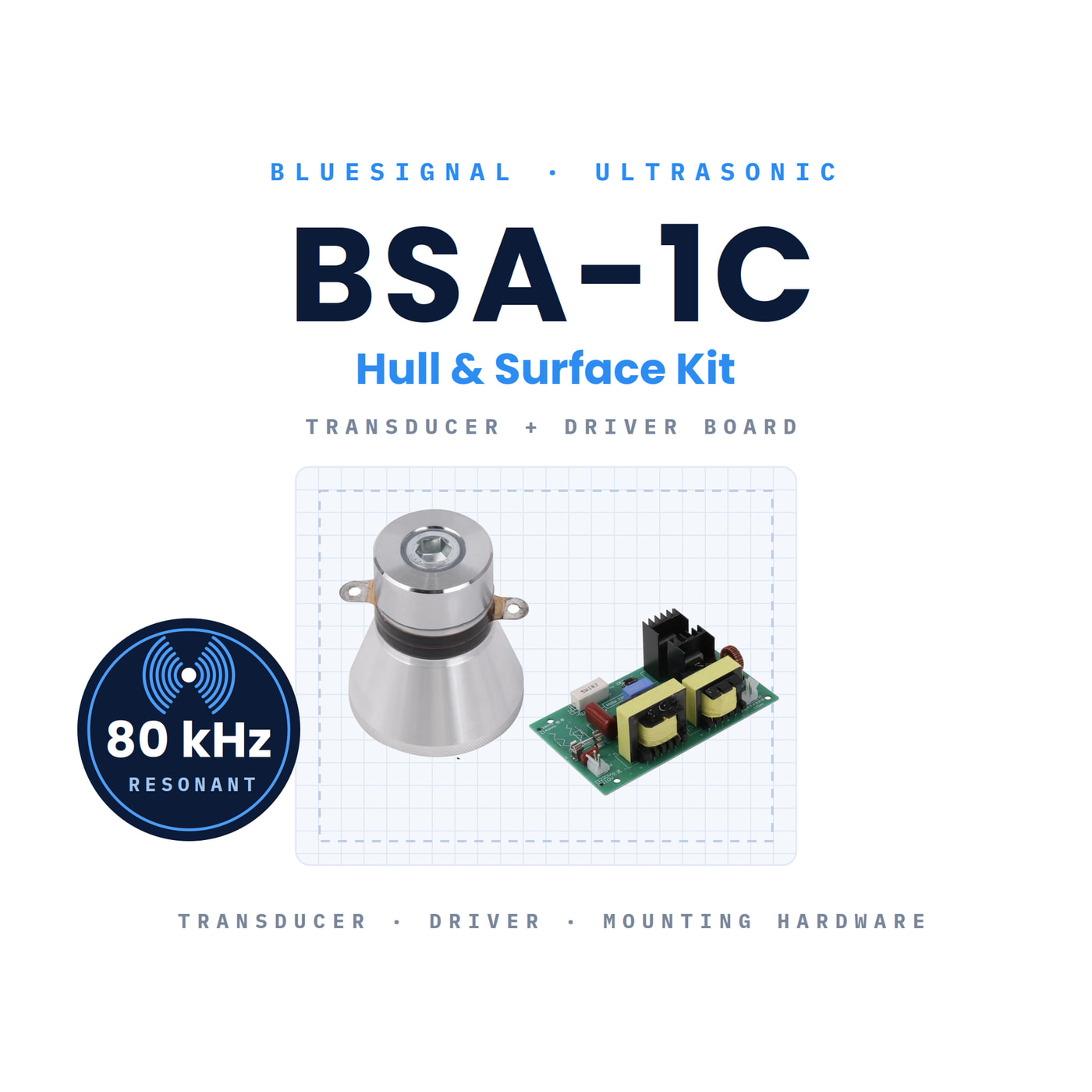 BSA-1C Hull & Surface Kit (80 kHz)
